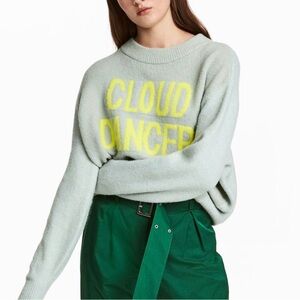 H&M Cloud Dancer Knit sweater XL